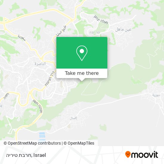 חרבת טיריה map