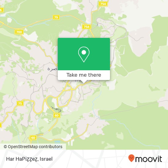 Har HaPiẕẕeẕ map