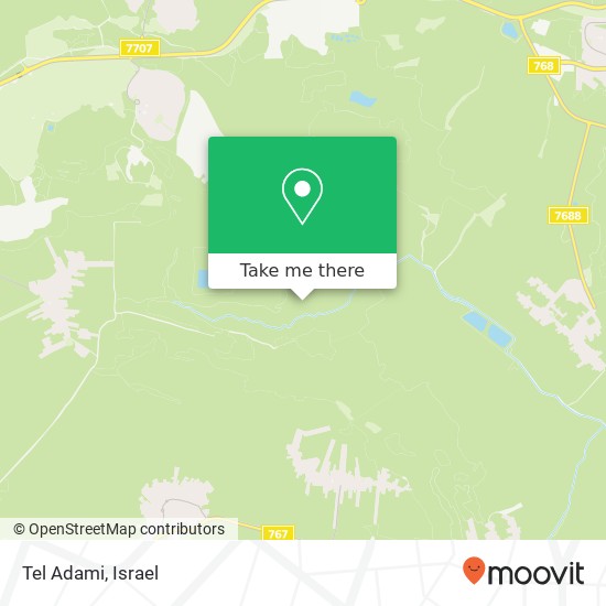 Tel Adami map