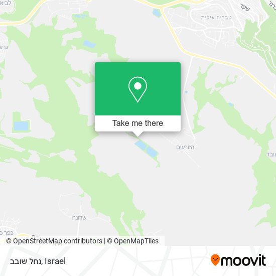 נחל שובב map
