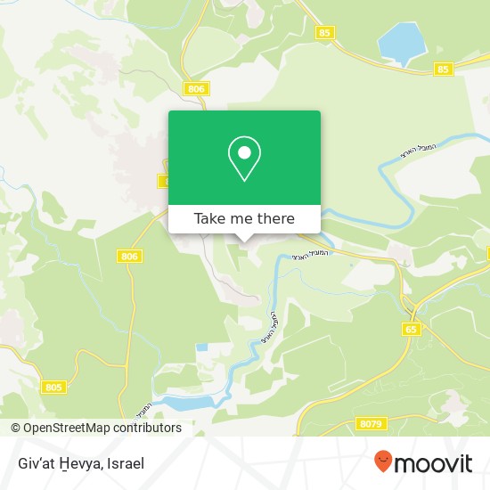 Giv‘at H̱evya map