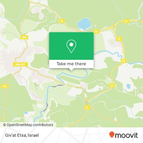 Giv’at Etsa map