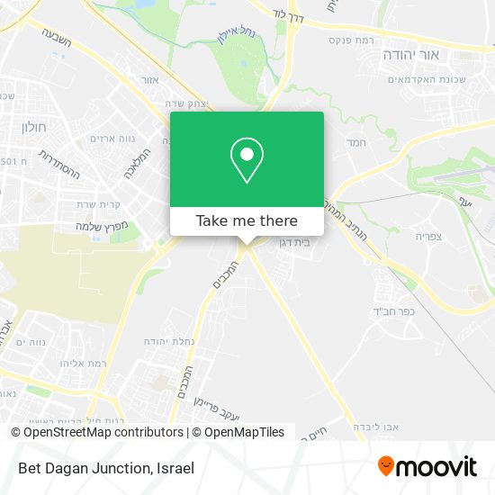 Карта Bet Dagan Junction