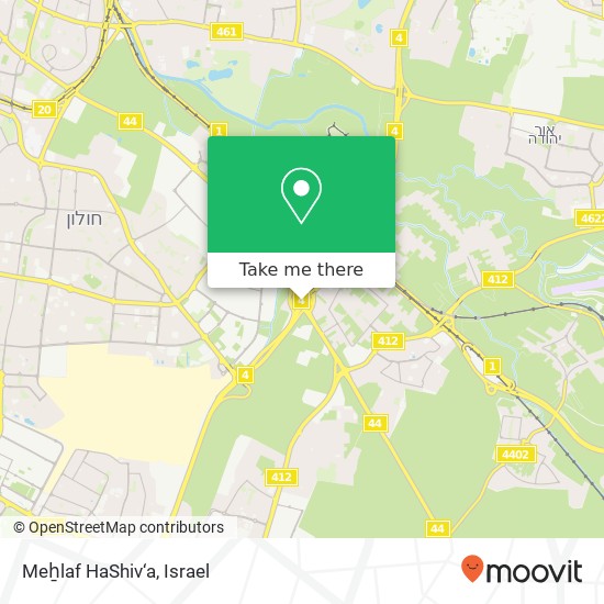 Meẖlaf HaShiv‘a map