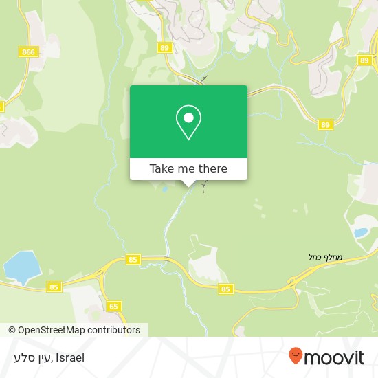 עין סלע map