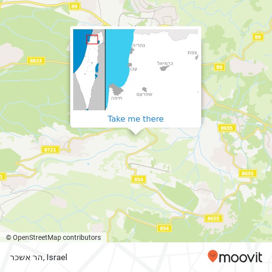 הר אשכר map