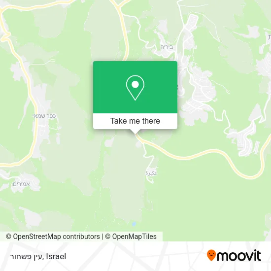Карта עין פשחור