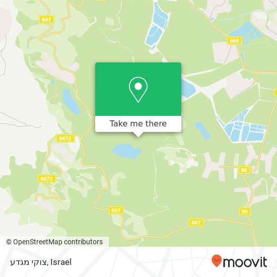 צוקי מגדע map