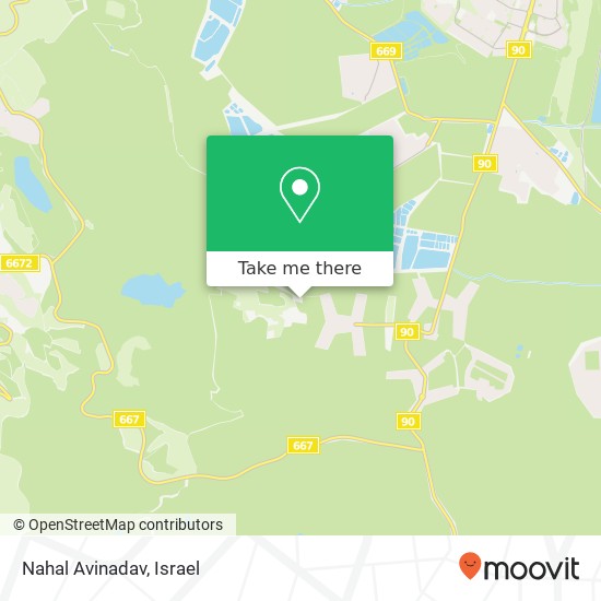 Nahal Avinadav map