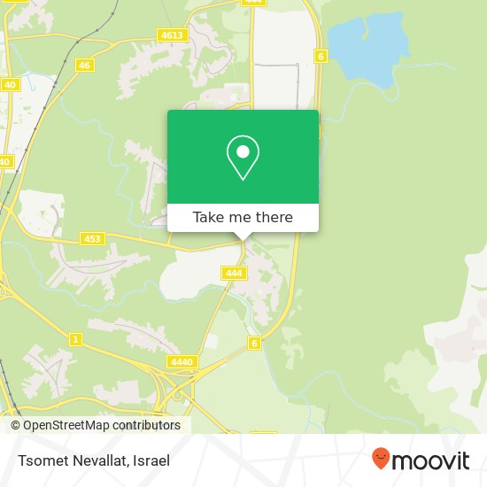 Карта Tsomet Nevallat