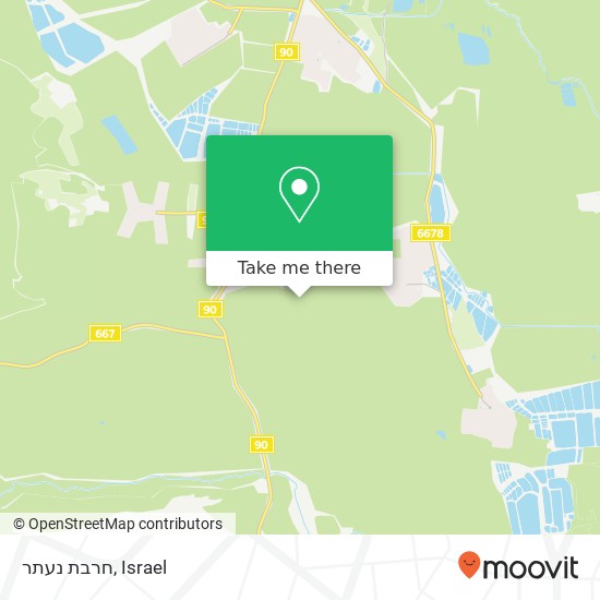 חרבת נעתר map