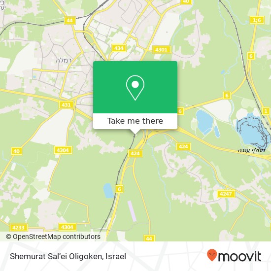 Shemurat Sal‘ei Oligoken map