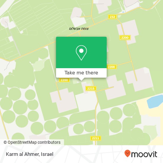 Karm al Ahmer map