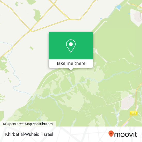 Khirbat al-Wuheidi map