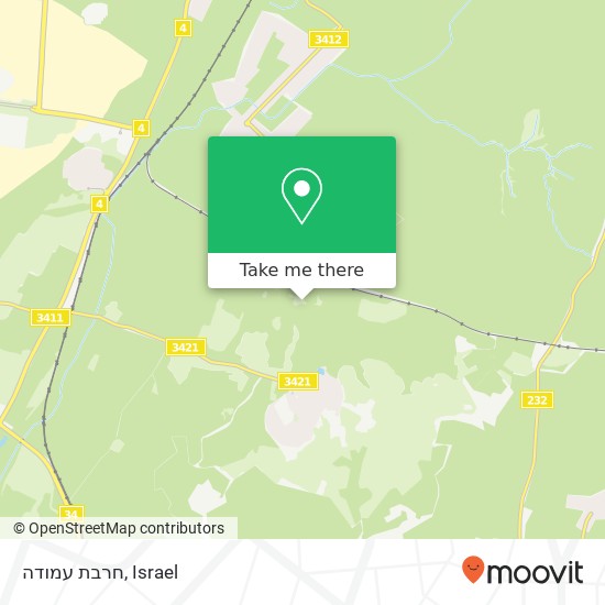 חרבת עמודה map