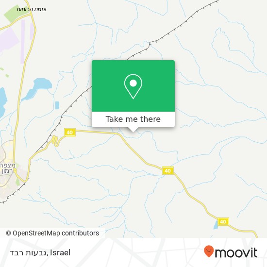 גבעות רבד map