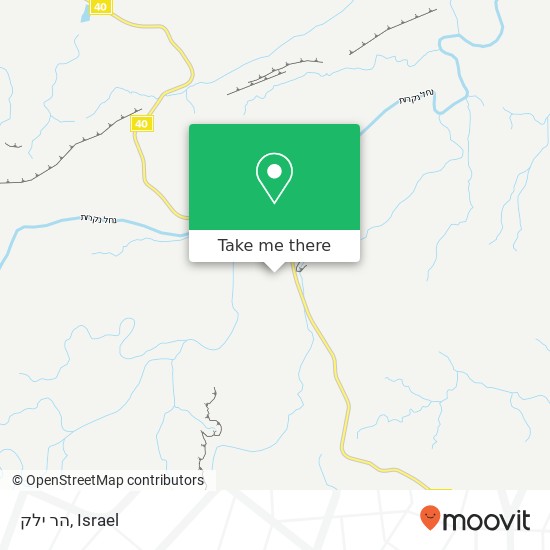 הר ילק map