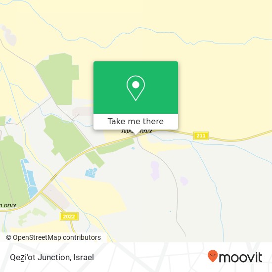 Карта Qeẕi‘ot Junction