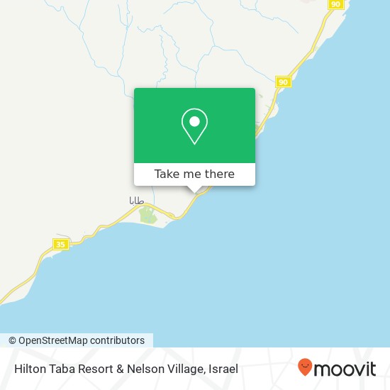 Карта Hilton Taba Resort & Nelson Village