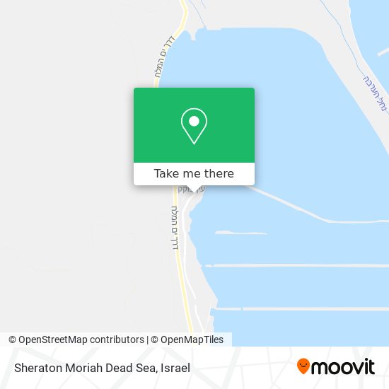 Sheraton Moriah Dead Sea map