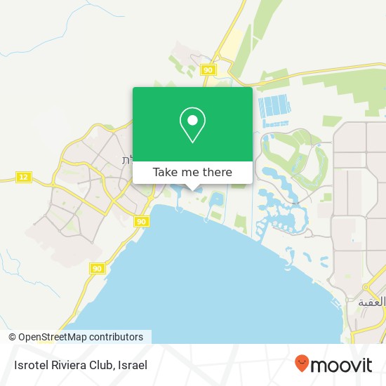 Isrotel Riviera Club map