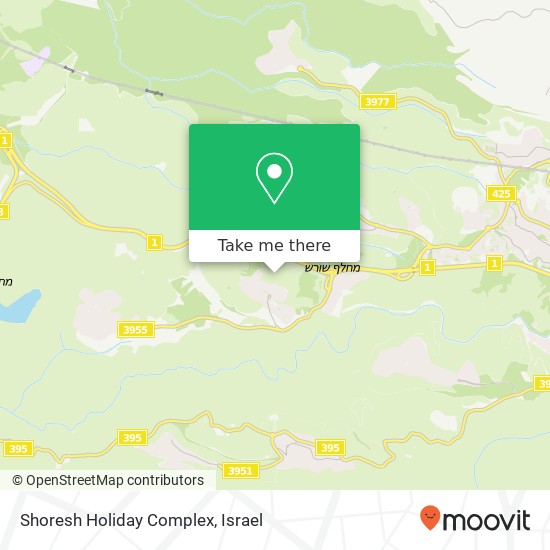 Shoresh Holiday Complex map