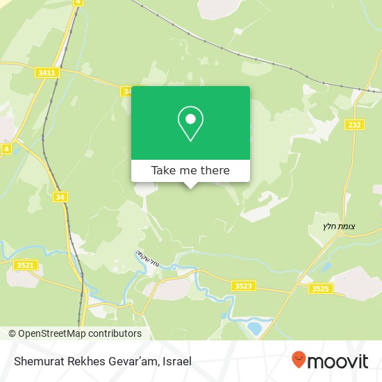 Shemurat Rekhes Gevar’am map