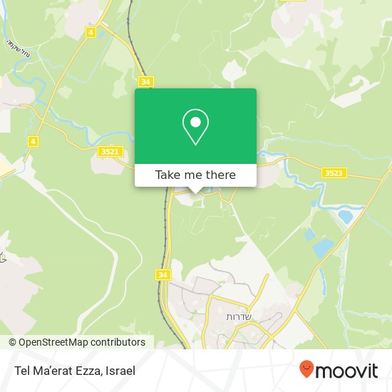 Карта Tel Ma’erat Ezza