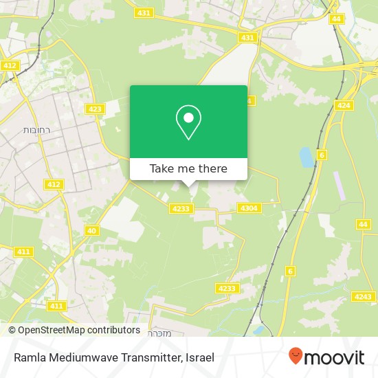 Ramla Mediumwave Transmitter map
