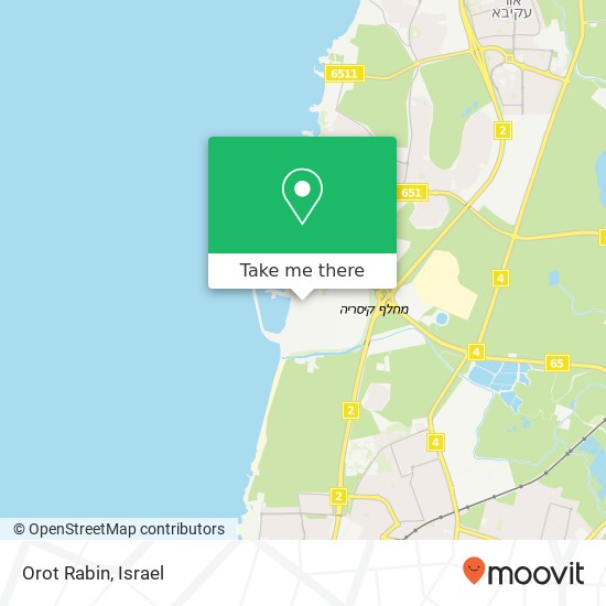 Orot Rabin map