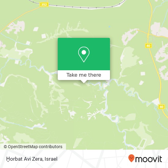 Карта H̱orbat Avi Zera