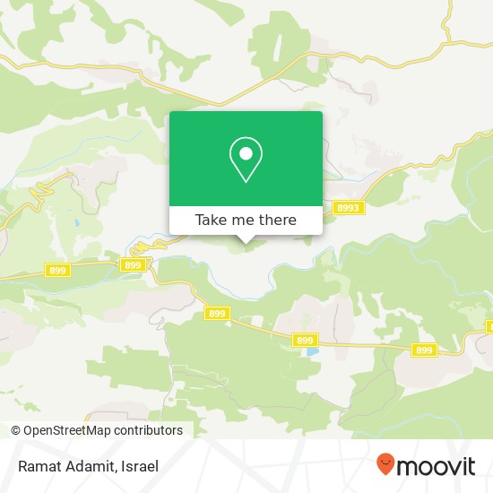 Ramat Adamit map