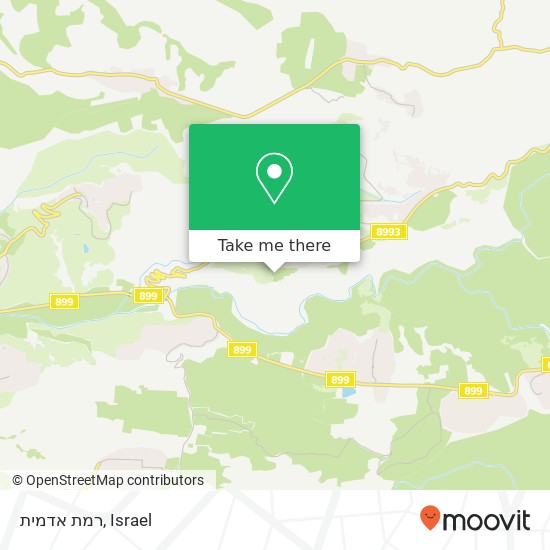 רמת אדמית map