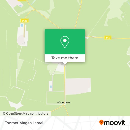 Карта Tsomet Magen