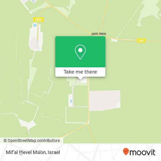 Карта Mif’al H̱evel Ma’on