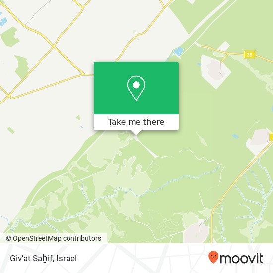Giv‘at Saẖif map