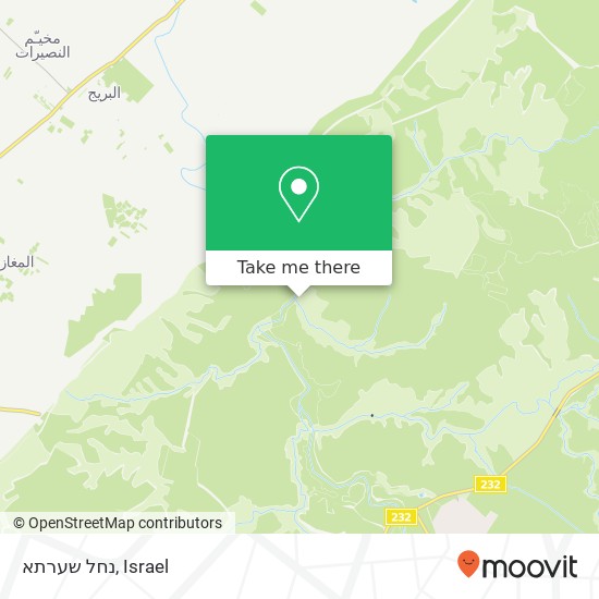 נחל שערתא map