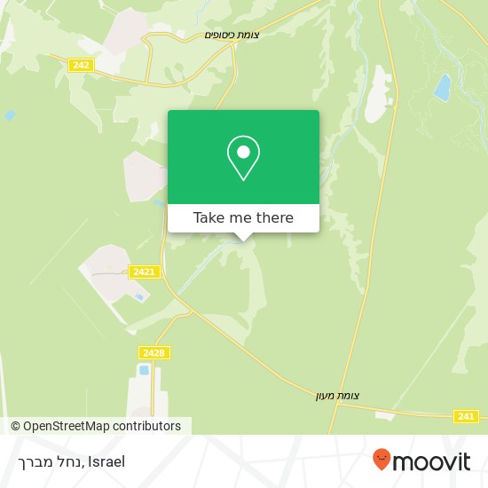 נחל מברך map