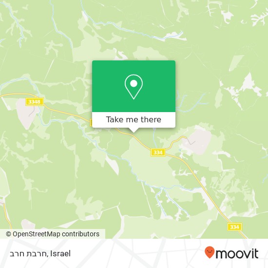 חרבת חרב map