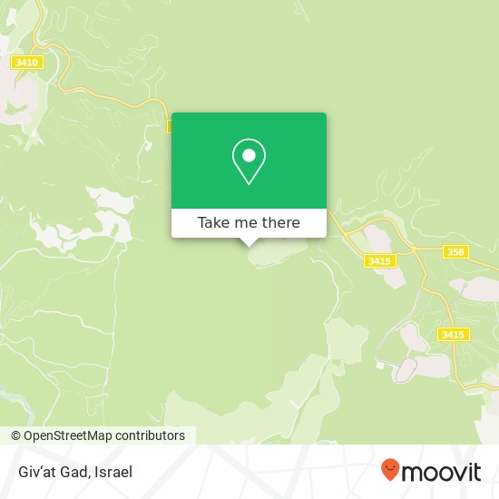Giv‘at Gad map