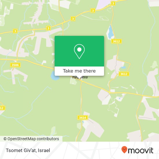 Tsomet Giv’at map