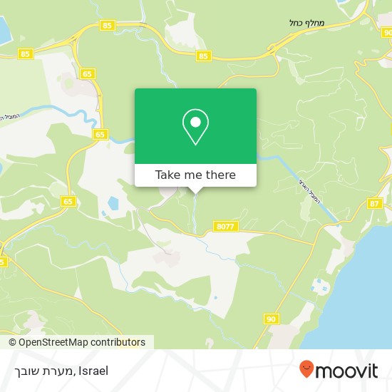 מערת שובך map