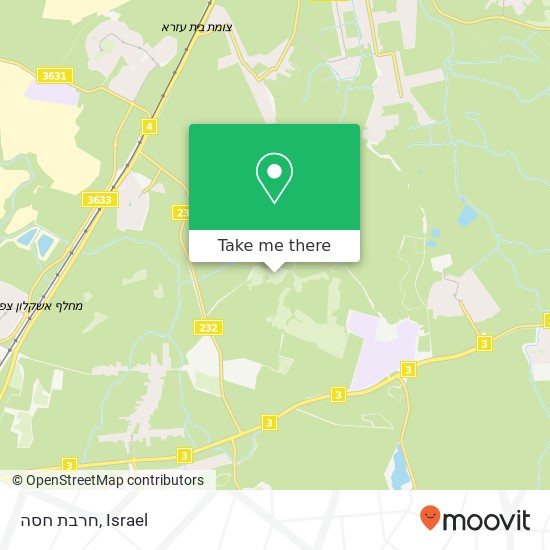 חרבת חסה map