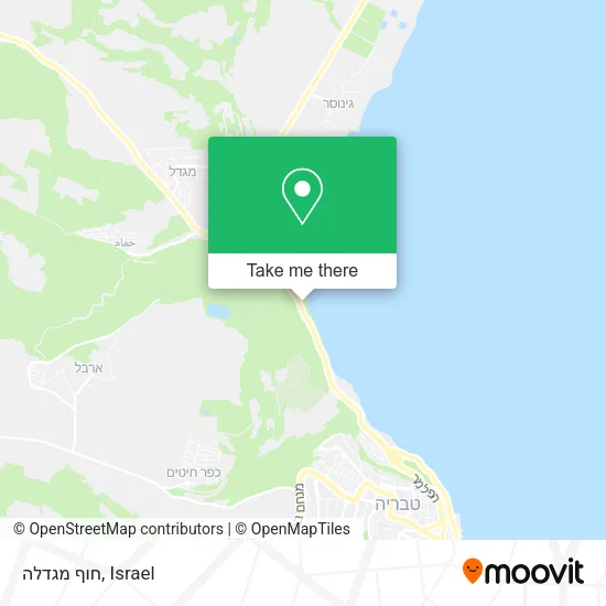 Карта חוף מגדלה