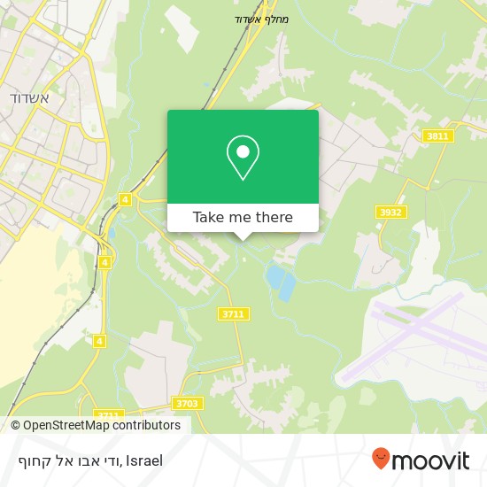 ודי אבו אל קחוף map