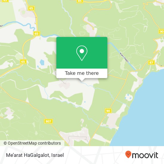 Me’arat HaGalgalot map