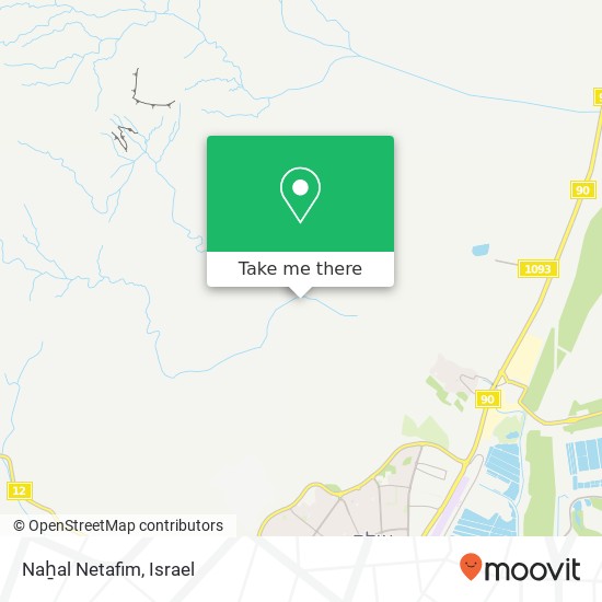 Карта Naẖal Netafim