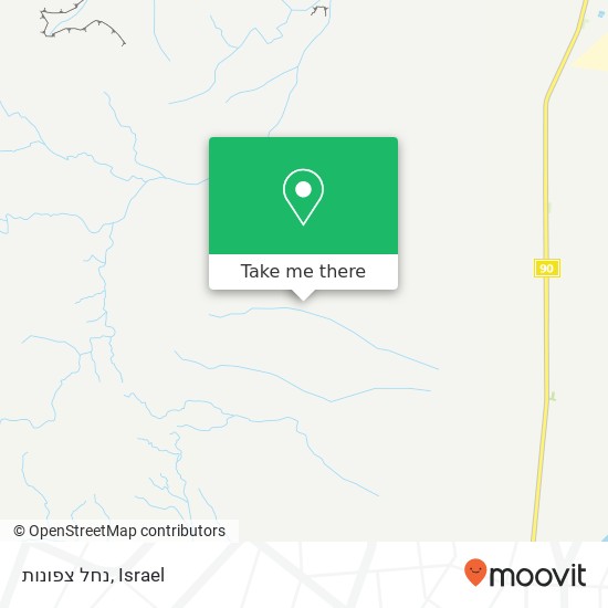 נחל צפונות map