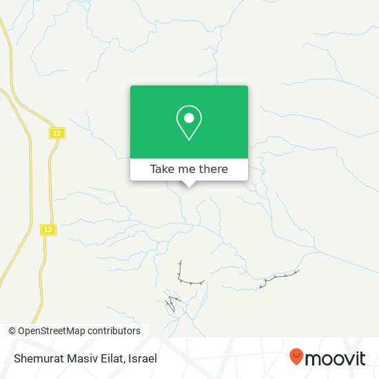 Shemurat Masiv Eilat map