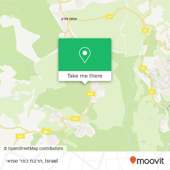 חרבת כפר שמאי map